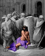 Jesus being Whipped